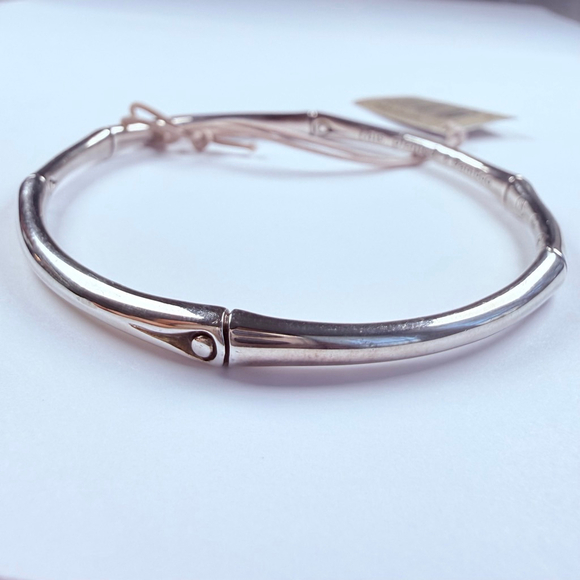 John Hardy Bamboo Slim Bangle Sterling Silver 925 Bracelet Brand New w/ Tag - Picture 5 of 9